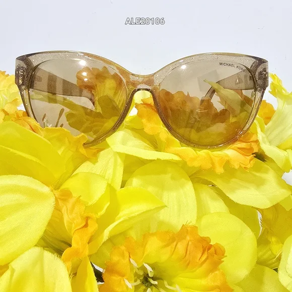 Michael Kors- gold glitter sunglasses Michael Kors MK 6026 Tabitha I 3097R1 Taupe Glitter  main image 4